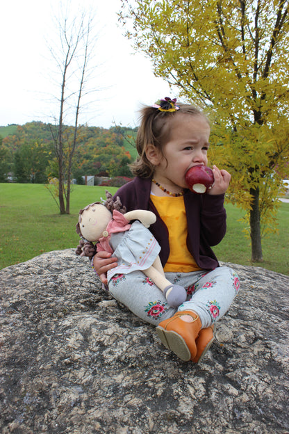 Tikiri Toys LLC - Organic Rose Doll with Brown Hair