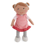 Snug Up Camilla soft doll 11" pink dress by HABA USA