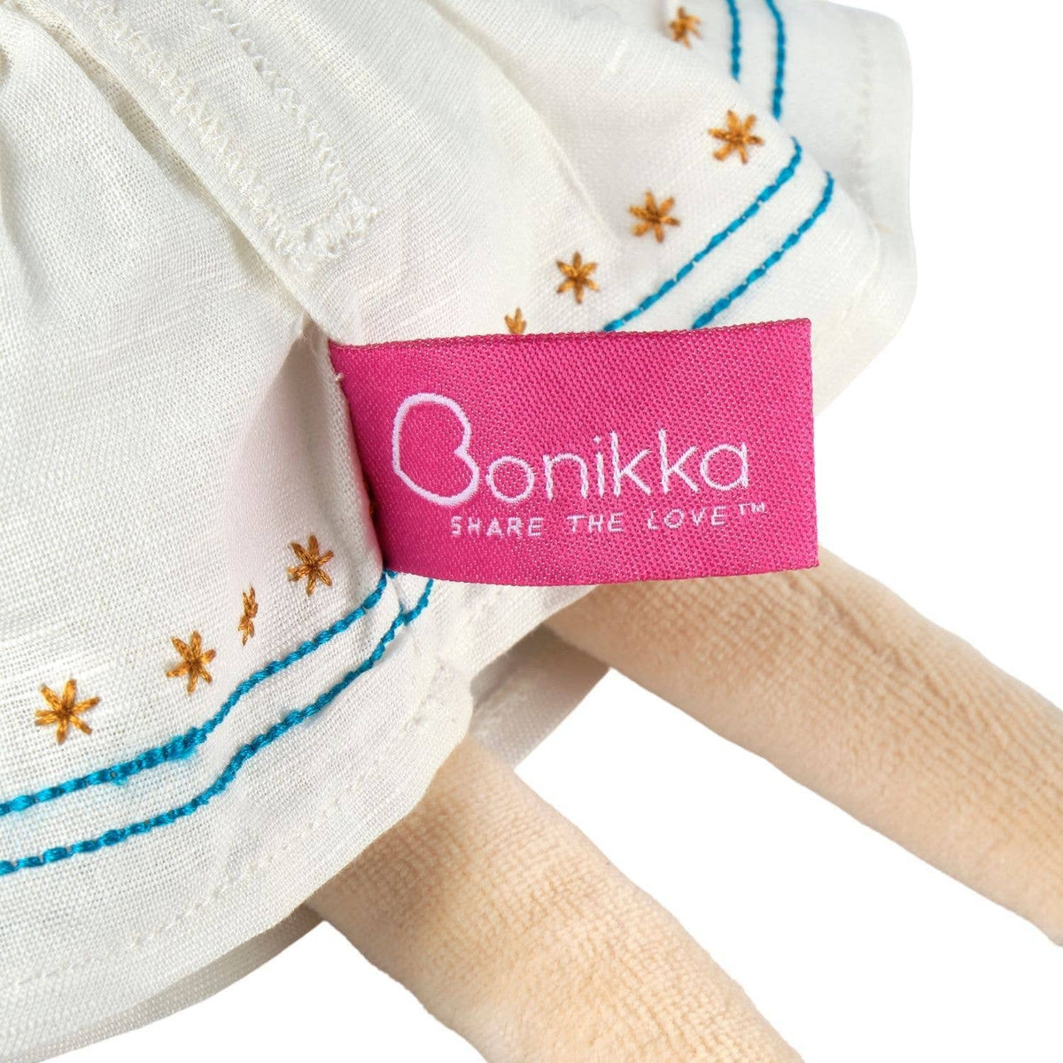 Lily organic doll close-up by Tikiri Toys