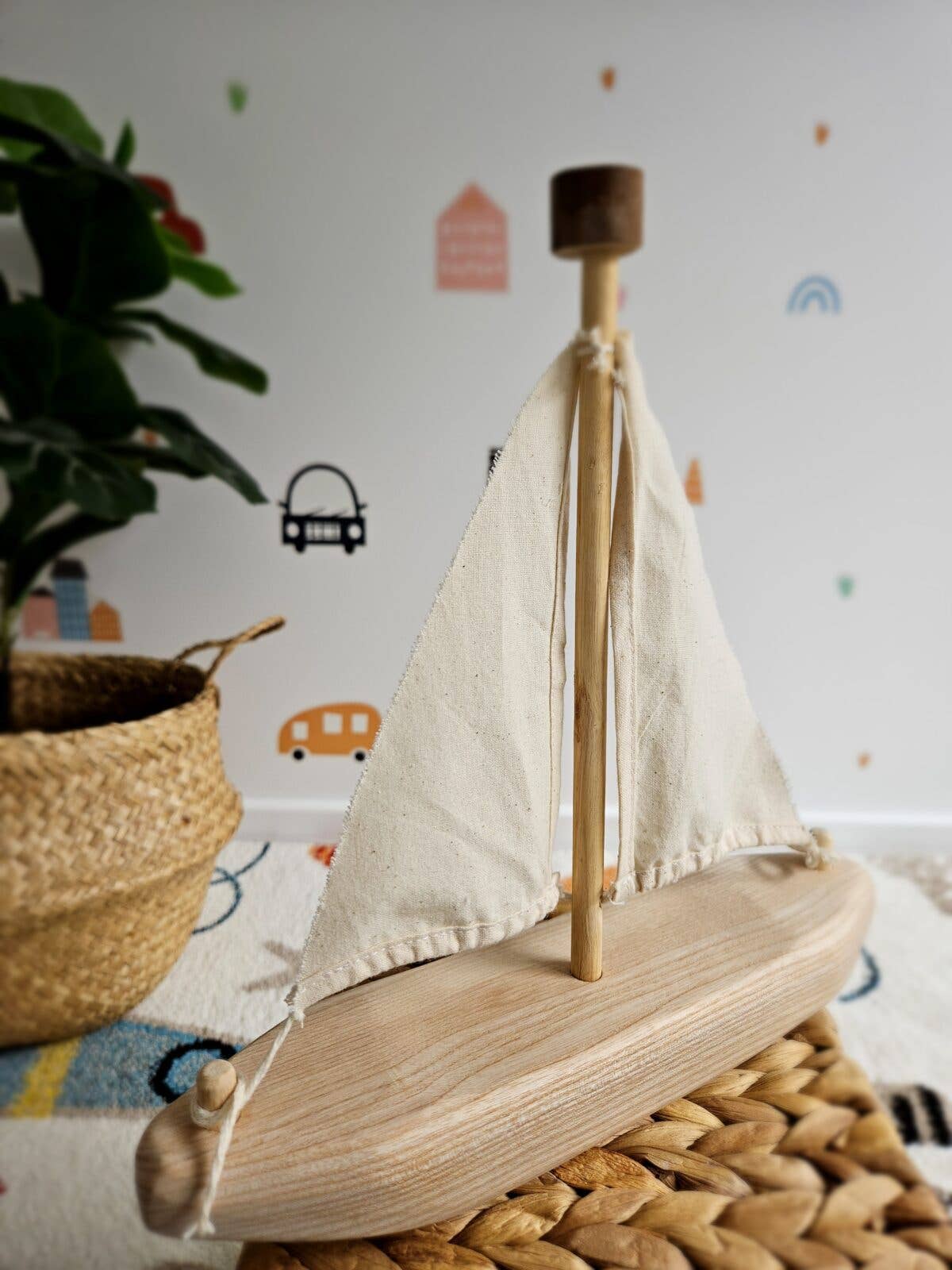QToysUSA - EcoVoyager Recycled Tree Sailing boat