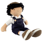 Joe soft doll side view by Tikiri Toys