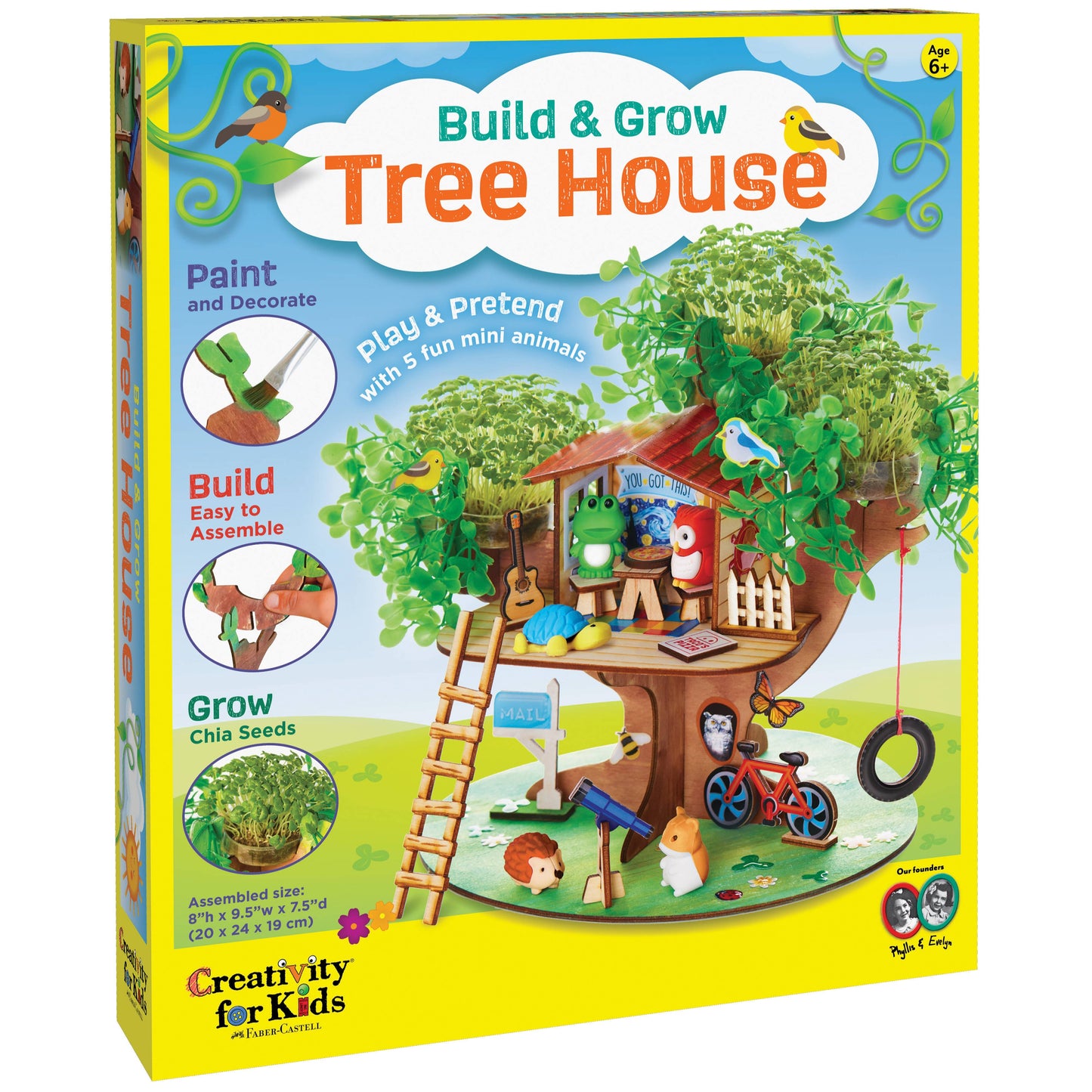 Build & Grow Tree House - DIY Craft Kit for Kids | Faber-Castell / Creativity for Kids