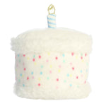 Happy birthday cake plush 13" back view by Aurora World