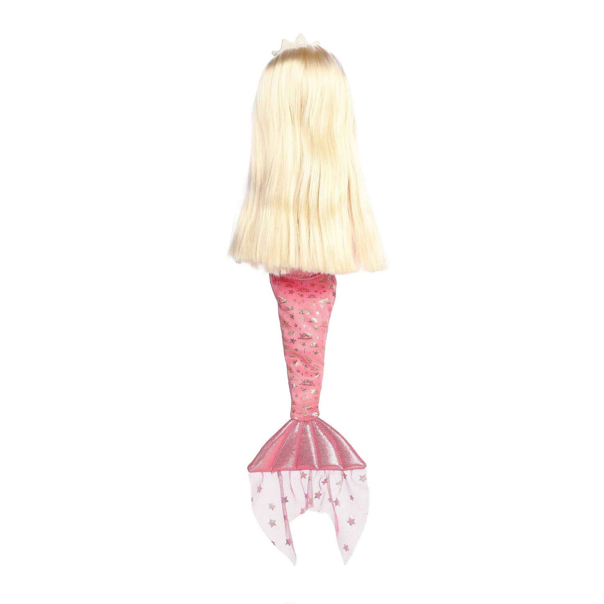 Celestial Sparkles Sunny mermaid doll sitting 18" by Aurora World