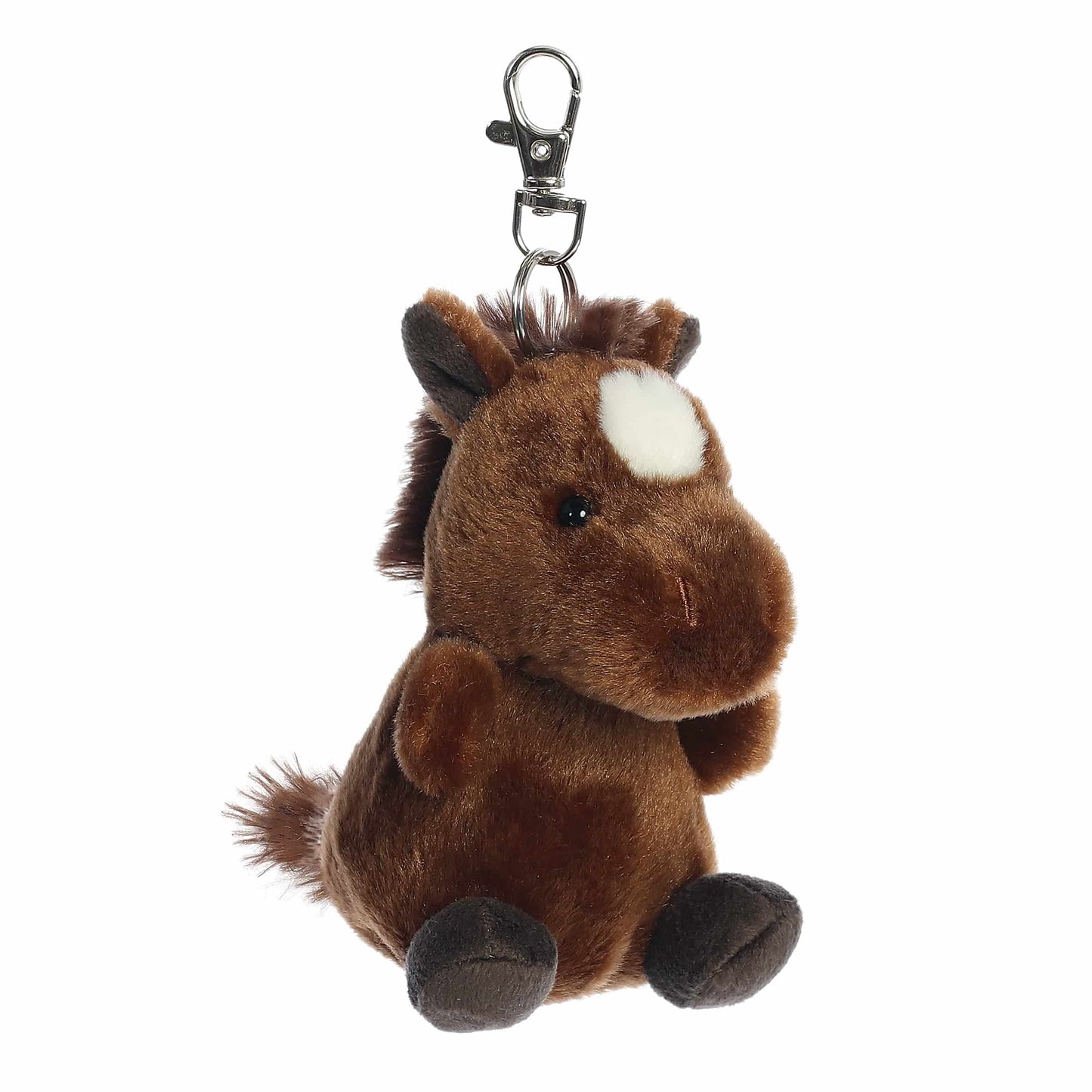 Truffle Brown Horse 4" Clip-On Bag Charm | Aurora World