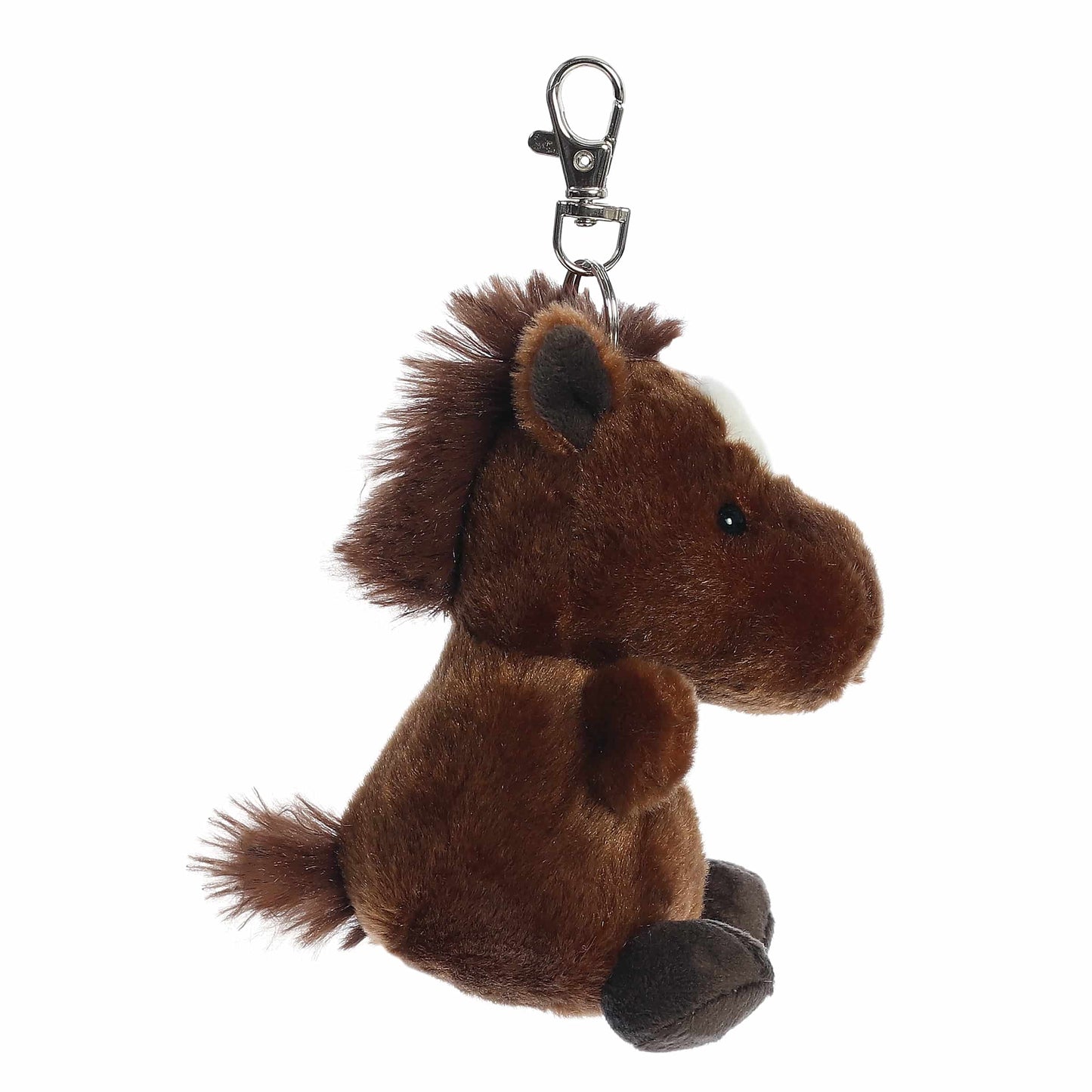 Truffle Brown Horse 4" Clip-On Bag Charm | Aurora World