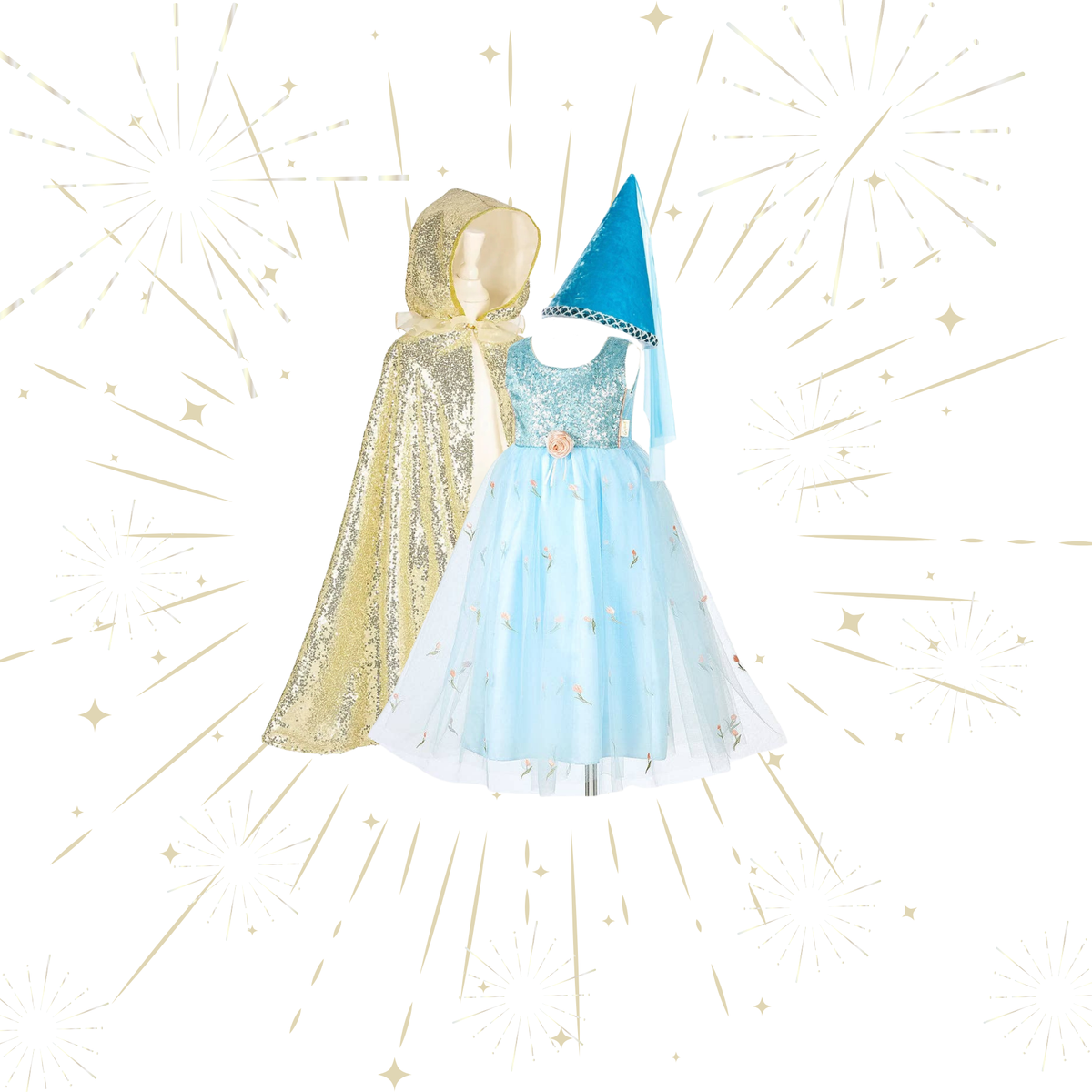 Costume Dress-up Set: Princess in Blue