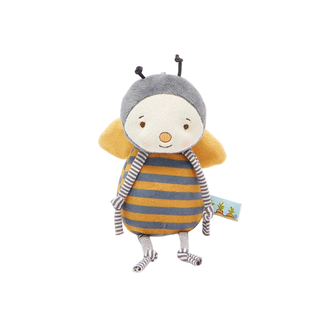 Buzzbee plush toy 5" blue by Bunnies by the Bay