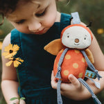 Girlbug plush with child by Bunnies by the Bay