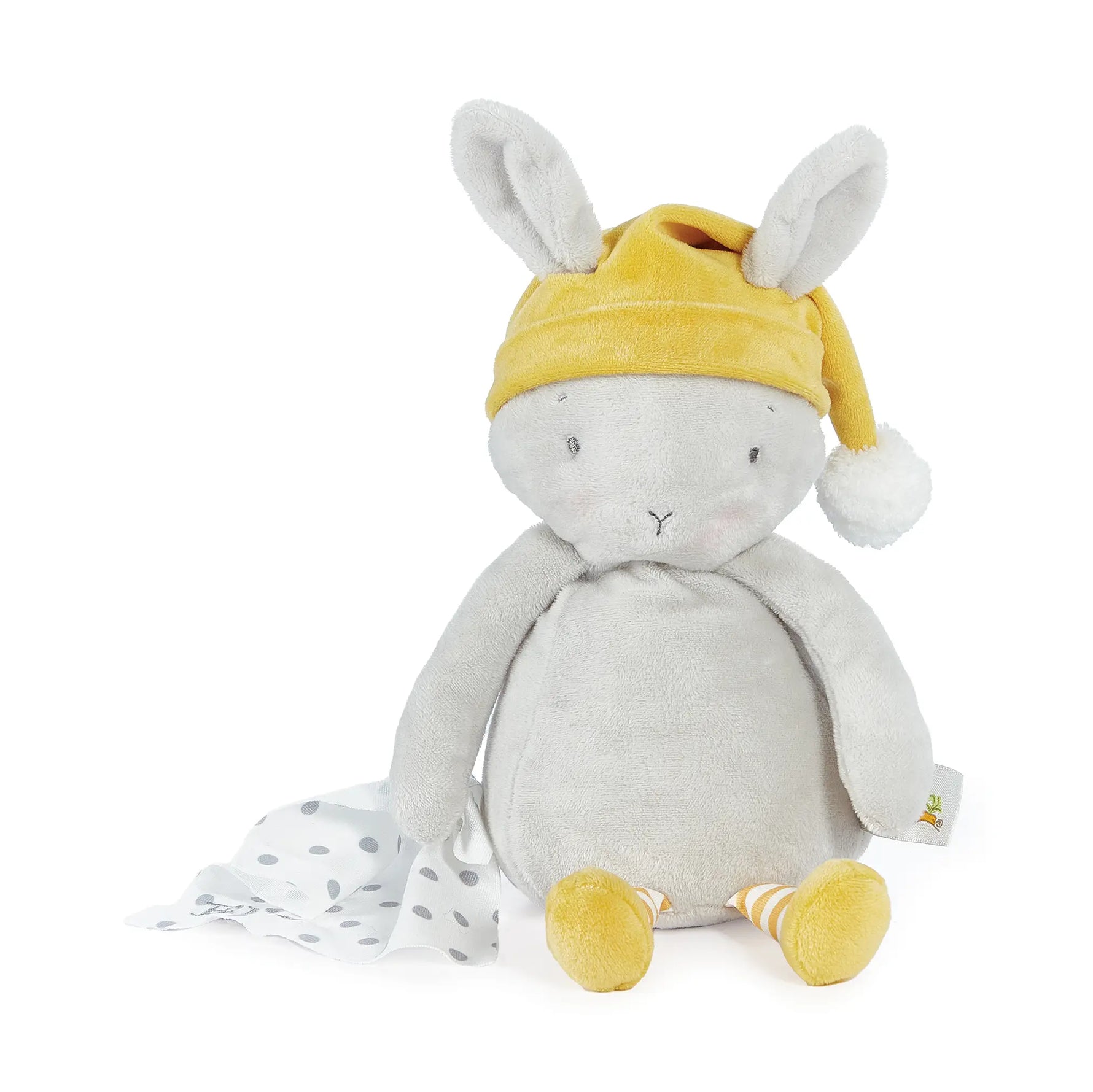 Sleepy Bloom bunny plush 10" yellow by Bunnies by the Bay
