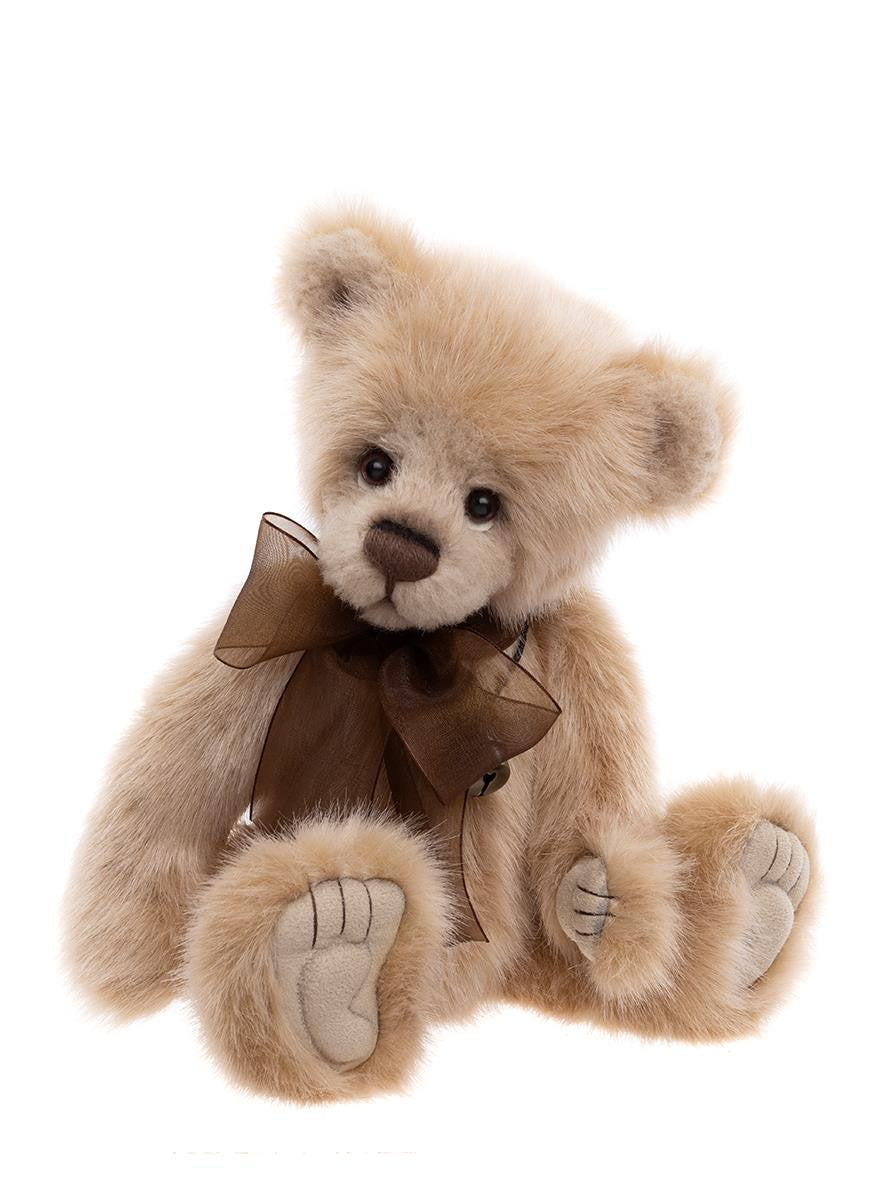 Anniversary Scribbles Jointed Plush Bear 12.5", Signed by Charlie Collectible | Charlie Bears