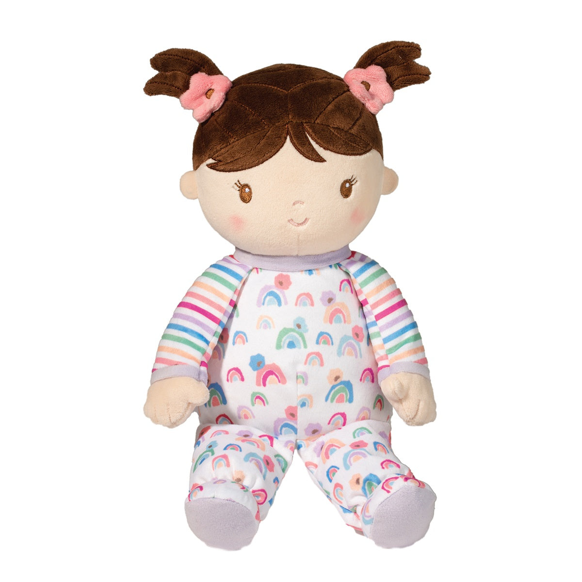 Isabelle Rainbow Stripe Soft Doll 13" | Douglas