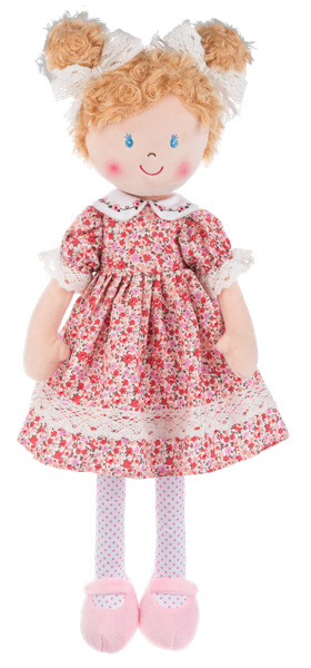 Beatrice rag doll 20" standing by GANZ
