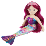 Shimmer mermaid doll Cordelia 18" sitting by GANZ