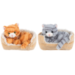 Snuggle Snooze kittens 7" both colors by GANZ