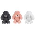 Pom Pom poodles 10" three colors by GANZ