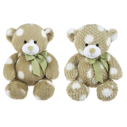 Pistachio teddy bears plush 13" both by GANZ