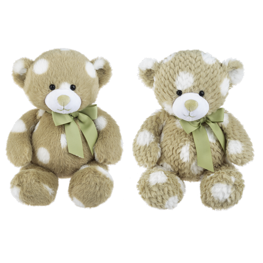 Pistachio teddy bears plush 13" both by GANZ
