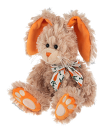 Carrot Crunch bunny brown sitting side view by GANZ