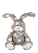 Dotty Delights gray bunny both ears bent by GANZ