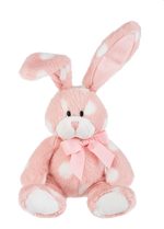 Dotty Delights pink bunny ear bent by GANZ