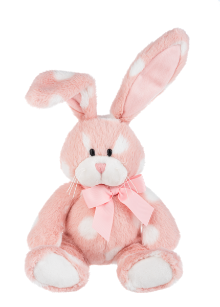 Dotty Delights pink bunny ear bent by GANZ
