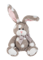 Dotty Delights gray bunny ear bent by GANZ