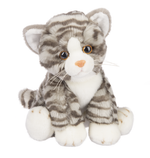 Heritage Collection grey tabby cat plush by GANZ