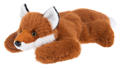 Hugs and Snugs fox plush 12" side view by GANZ