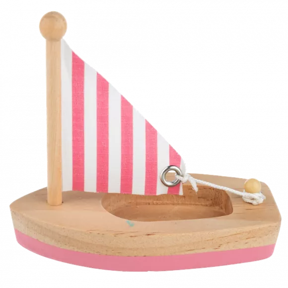 L'il Wooden Sailboats Décor or Toy 3.5"  (4 colors)| Baby GANZ