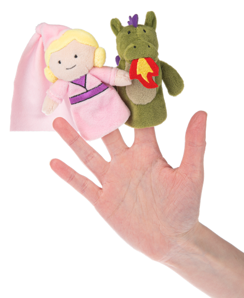 Medieval/ Fairy Tale Finger Puppets 3.5"  (6 characters) |GANZ