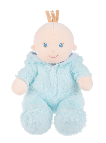 Beary Cute baby doll blue hood down by GANZ