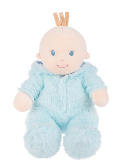 Beary Cute baby doll blue hood down by GANZ