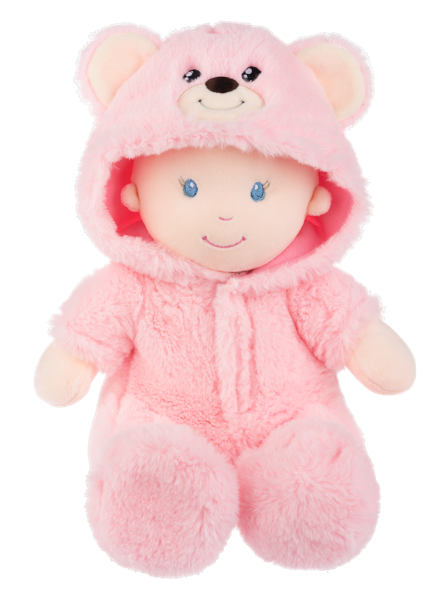 Beary Cute baby doll pink by GANZ
