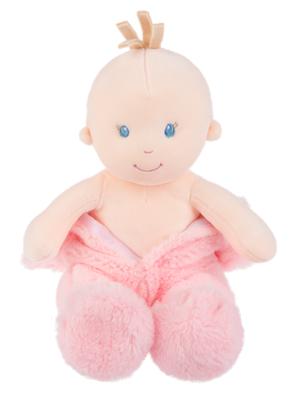 Beary Cute baby doll pink suit open by GANZ
