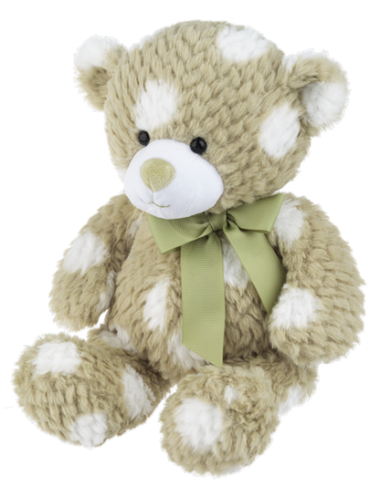 Pistachio bear textured side view by GANZ