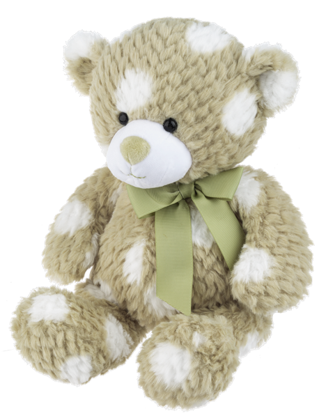 Pistachio bear textured side view by GANZ