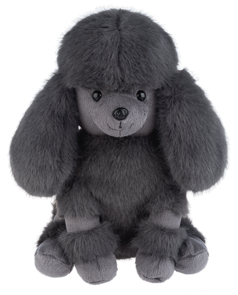 Pom Pom poodle gray black by GANZ