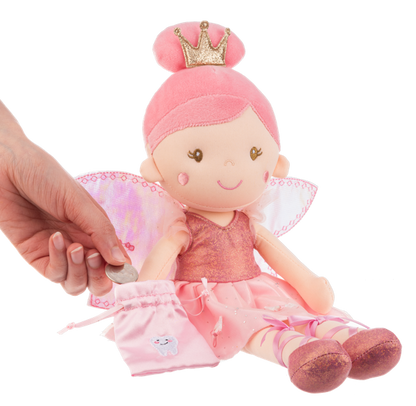 Tooth Fairy doll quarter in bag by GANZ
