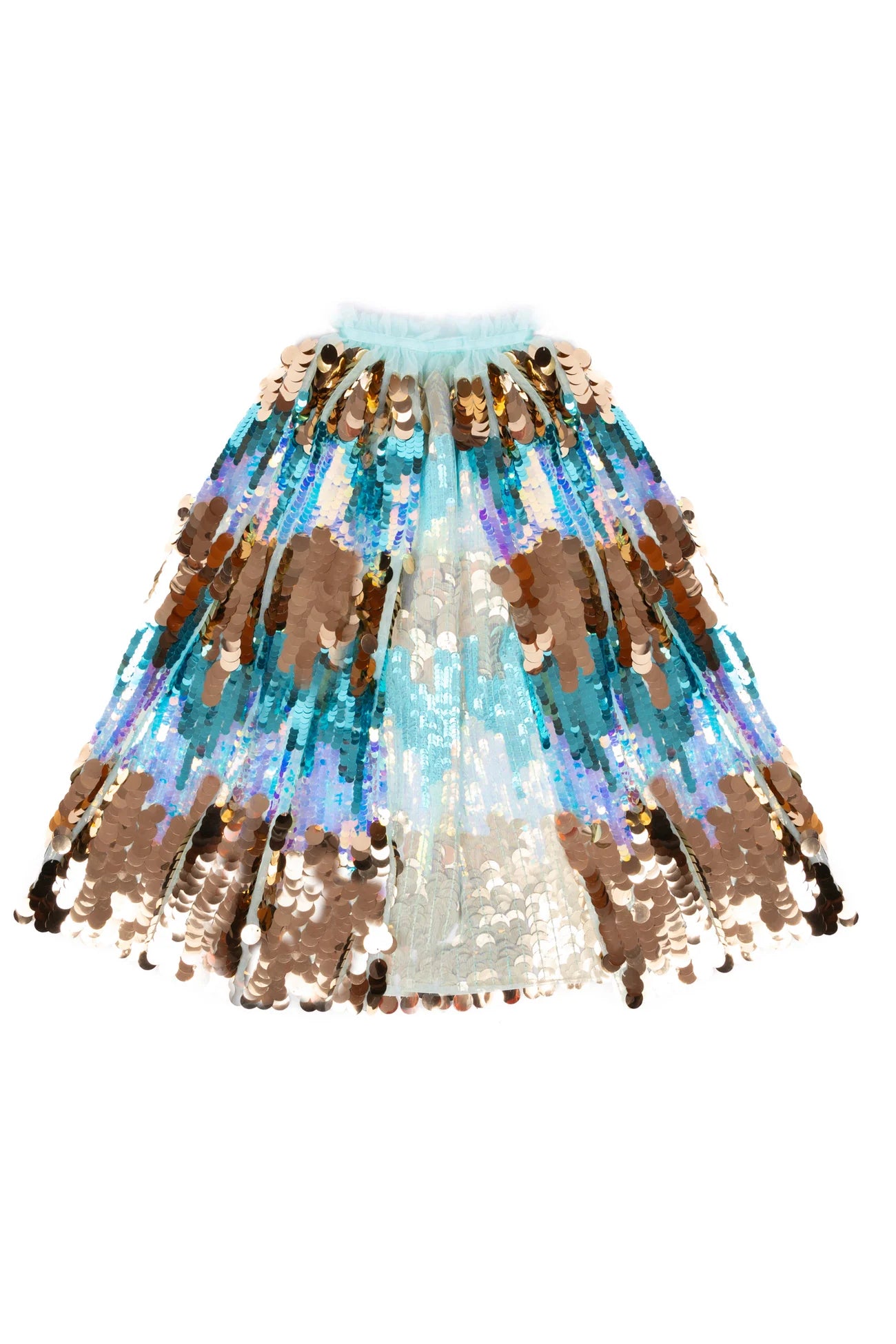 5th Avenue pailette cape pink detail by Great Pretenders