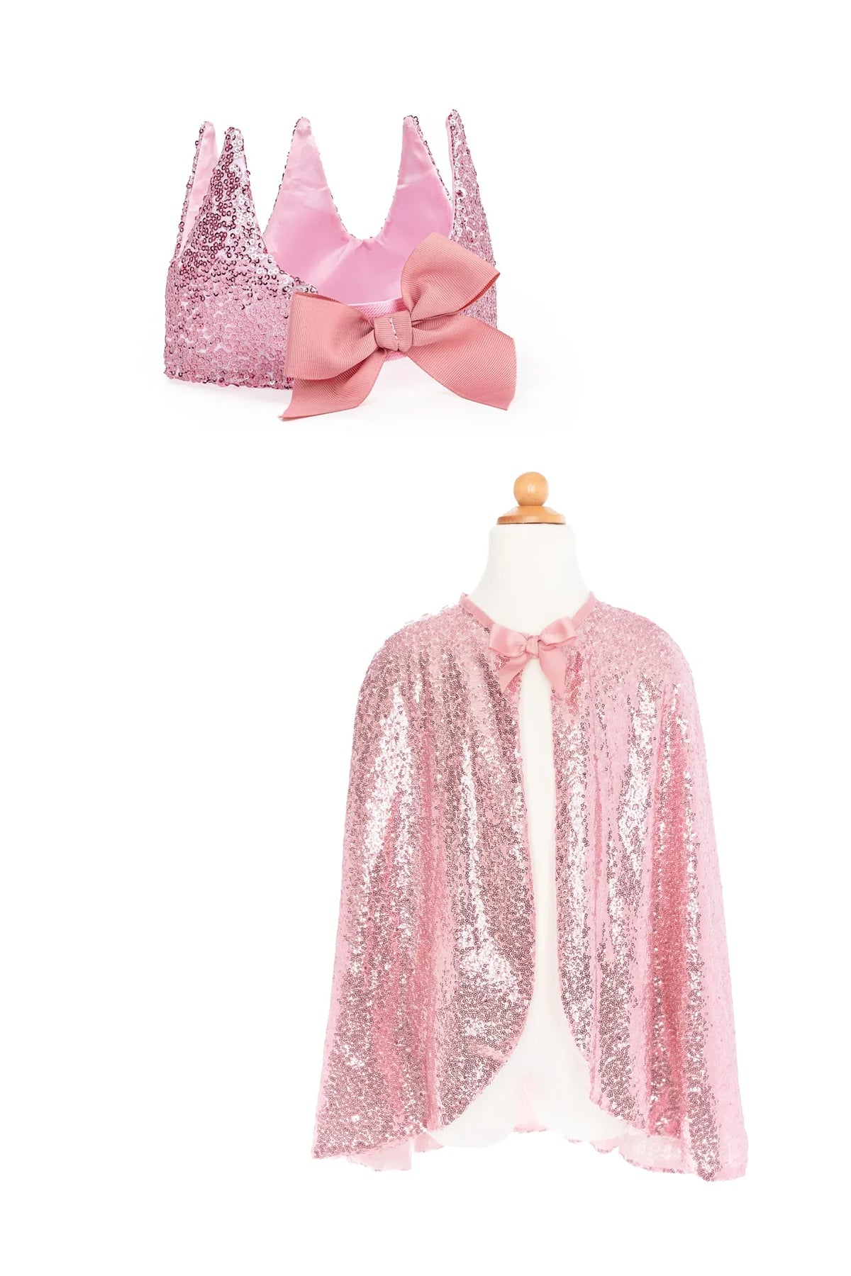 Precious pink sequins cape size 5-6 by Great Pretenders