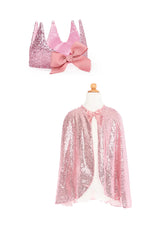 Precious pink sequins cape size 5-6 by Great Pretenders