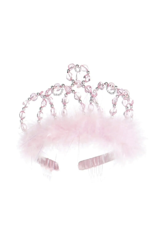 Princess tiara pink silver by Great Pretenders
