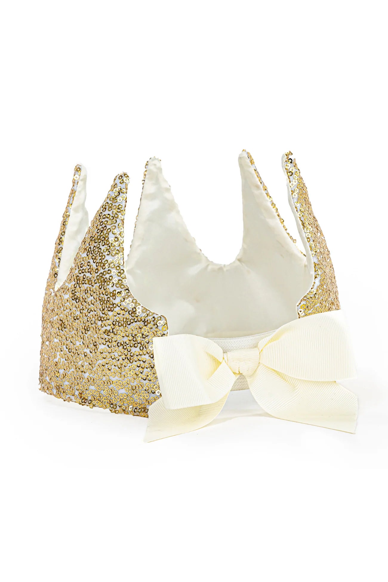 Gracious gold sequins crown by Great Pretenders