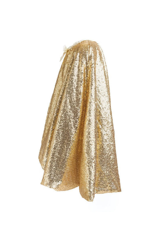 Gracious gold sequins cape size 5-6 by Great Pretenders