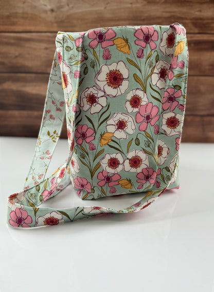 Handmade Cotton Shoulder Bag- Colorful Tote Bag for Toys and Plushies