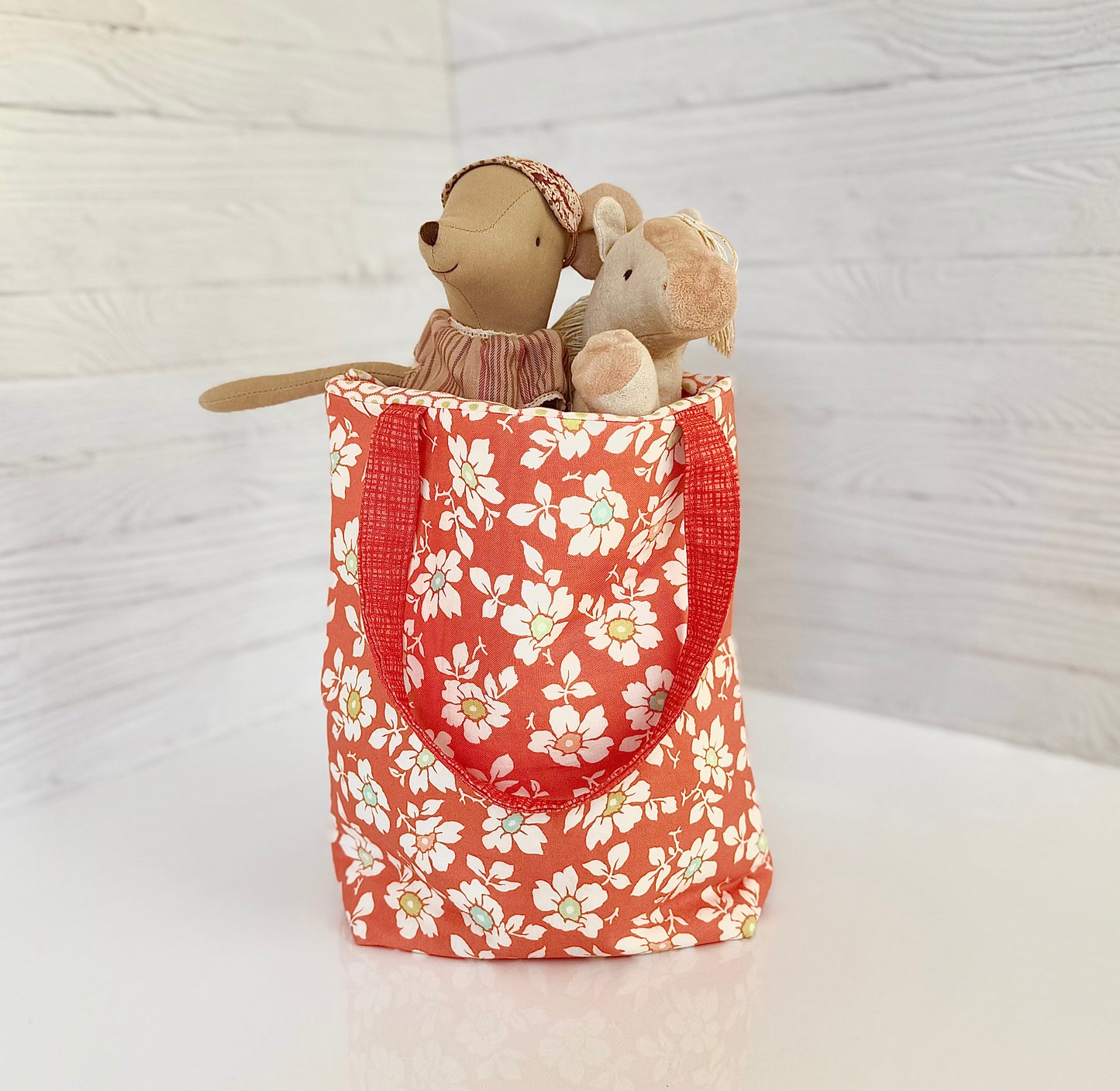 Kids tote bag small bag for toys and plushies