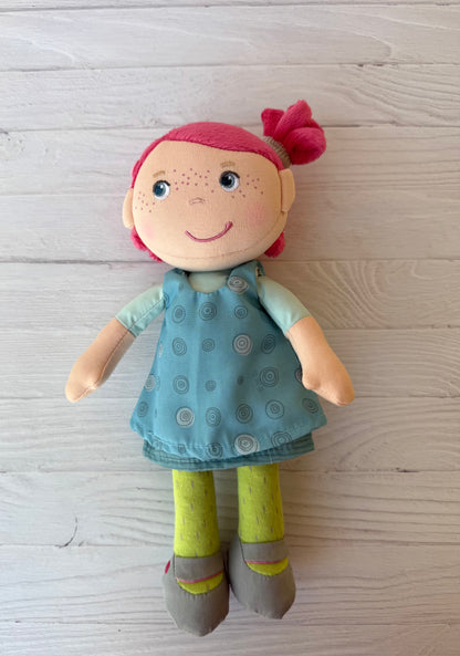 Handmade Cotton Batik Tote Bag- Small Bag for Dolls or Toys