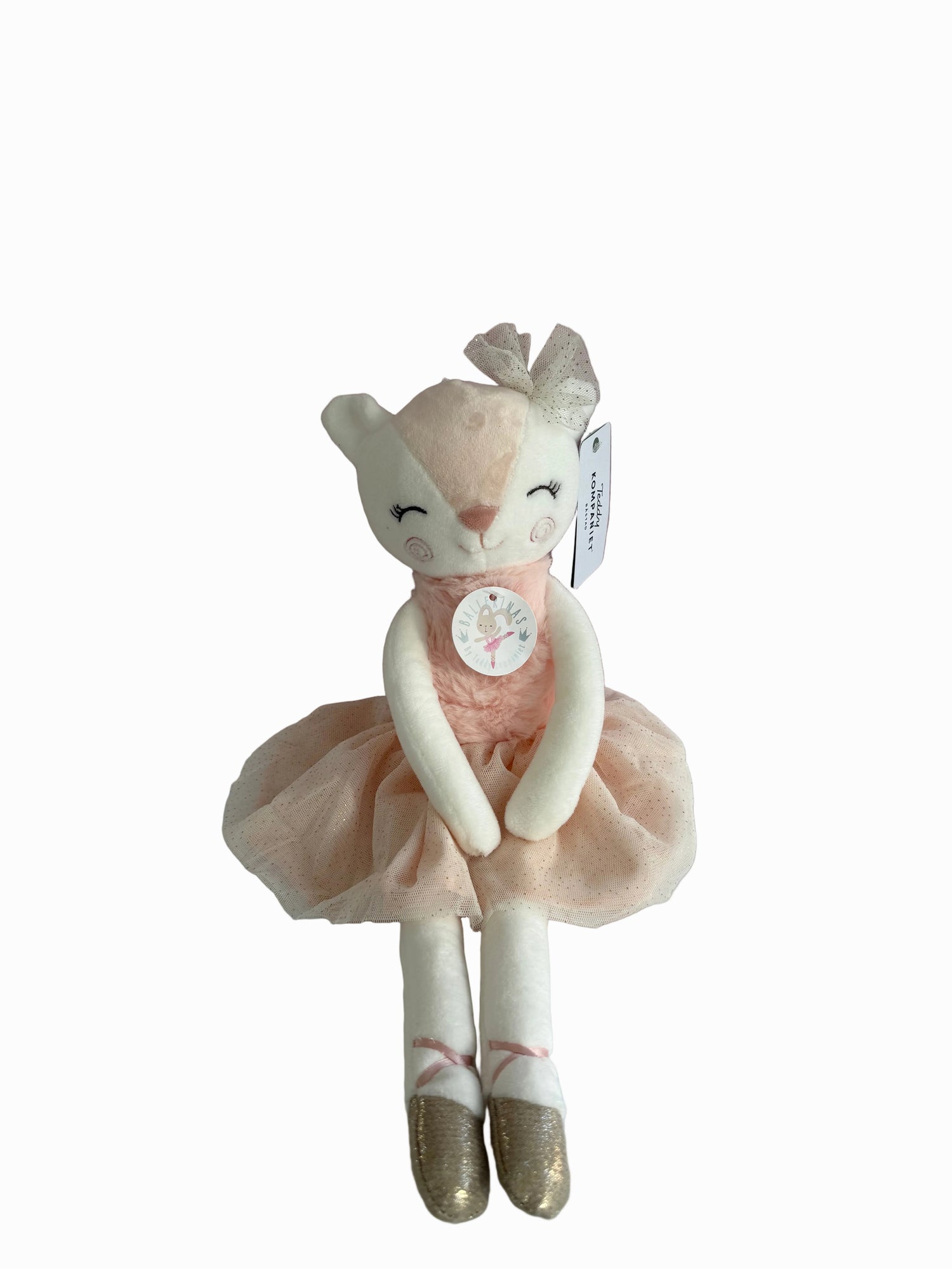 Ballerina cat Celine soft doll 16"