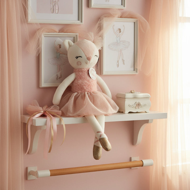 Ballerina cat Celine doll side view